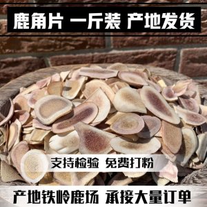 鹿角片 吉林梅花鹿茸角片 泡酒双阳鹿乡正宗正品批发零售假一赔十